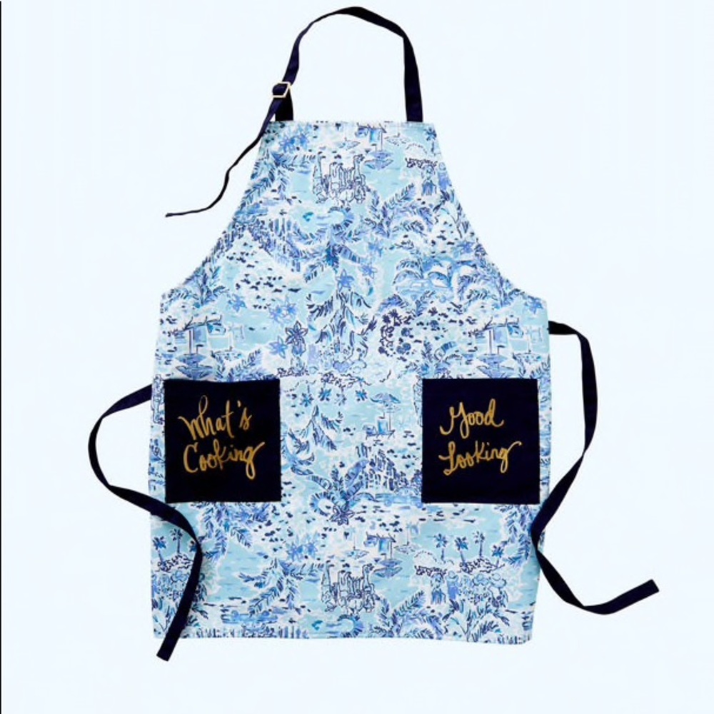🌸SOLD🌸 Unisex Apron & Grilling Set NEW - Picture 3 of 7